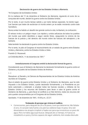 Documentos históricos de la Segunda Guerra Mundial