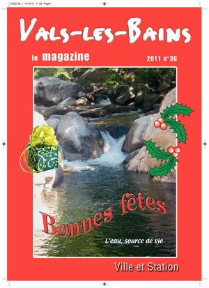 Bulletin Municipal Decembre 2011 Vals Les Bains