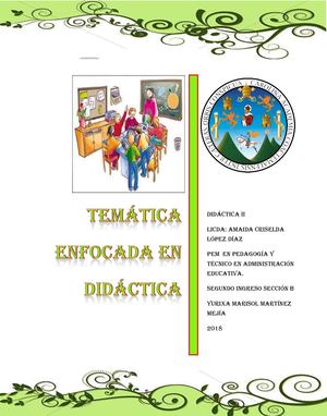 Temática Enfocada en Didáctica