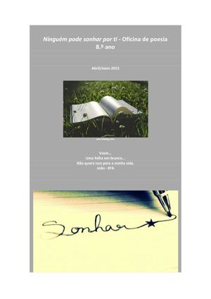 Ninguém Pode Sonhar Por Ti