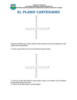 Lectura Plano Cartesiano