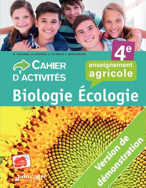 Biologie écologie - Cahier d'activités 4e enseignement agricole - démo
