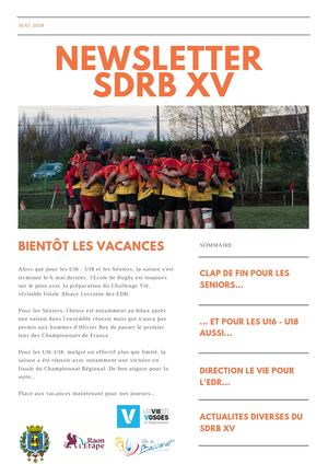 Newsletter Mai 2018