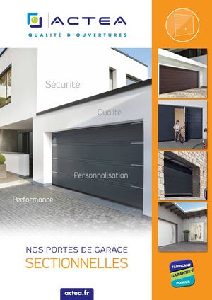 Actea Portes de Garage Sectionnelles