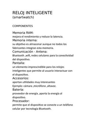 Reloj Inteligente
