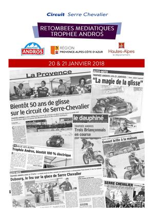 Revue de presse Trophée Andros Hautes Alpes PACA 2018