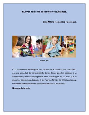 Nuevos Roles De Docentes Y Estudiantes[1]