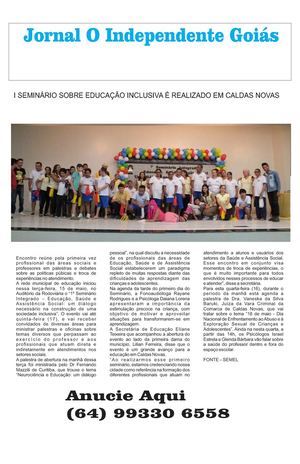 Jornal O Independe EDIÇÃO 01 DE 15 A 20 DE MAIO TESTE