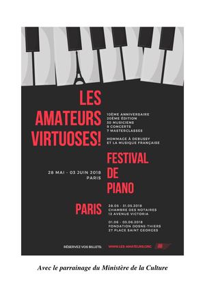 PIANO FESTIVAL 2018 - Dossier de presse