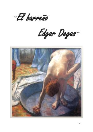 El barreño - Edgar Degas