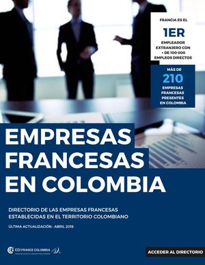 DIRECTORIO DE LAS EMPRESAS FRANCESAS  ESTABLECIDAS EN EL TERRITORIO COLOMBIANO