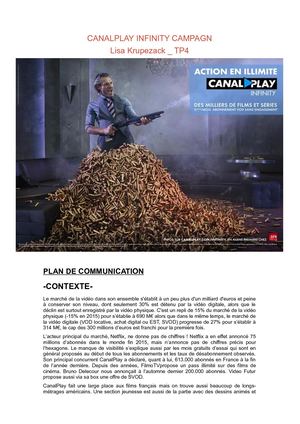 Plan de Communication - Canalplay