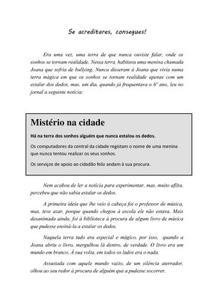 6 º Ano Quem Conta Um Conto Acrescenta Um Ponto