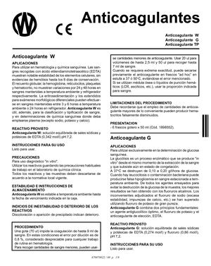 Anticoagulantes Sp