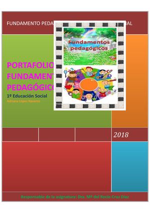 Portafolio Pedagogía
