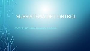 Subsistema De Control