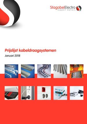 Stagobel Prijslijst Kabeldraagsystemen 2018