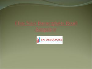 Flats Near Bannerghatta Road Bangalore