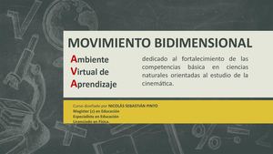 Curso básico de Movimiento Bidimensional