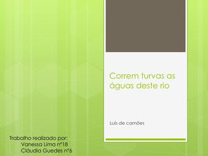 Correm Turvas As áGuas Deste Rio