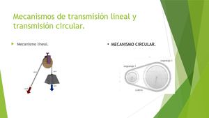 Mecanismos De Transmisión Lineal Y Transmisión Circular Leonardo