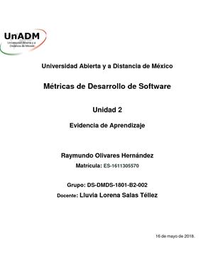 Evidencia de Aprendizaje U2