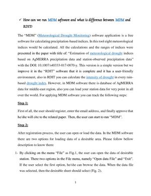 Help Of Meteorological Drought Monitoring