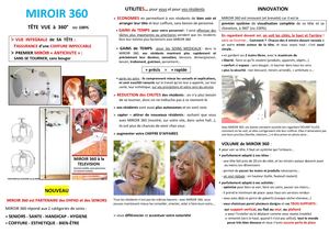 Dépliant MIROIR 360 pour EHPAD, résidences séniors, maisons de retraite...