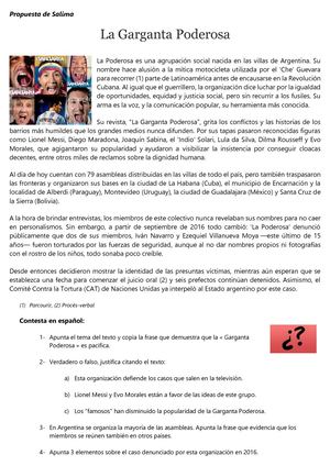 CE imaginadas por los alumnos