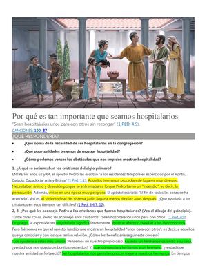 Por Qué Es Tan Importante Que Seamos Hospitalarios