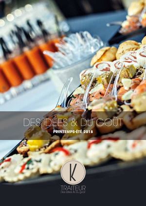 K Traiteur Catalogue 2018