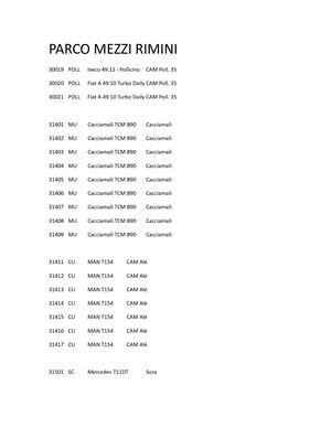 Parco Mezzi Rimini (prima di start romagna)