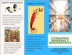 Folleto De Literatura