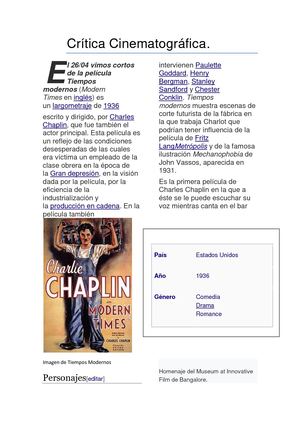 Crítica Cinematográfica