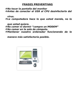 Frases Preventivas