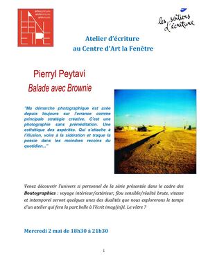 Livret Atelier Pierryl Peytavi