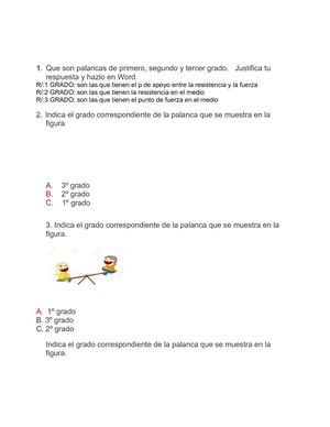 Que Son Palancas De Primero