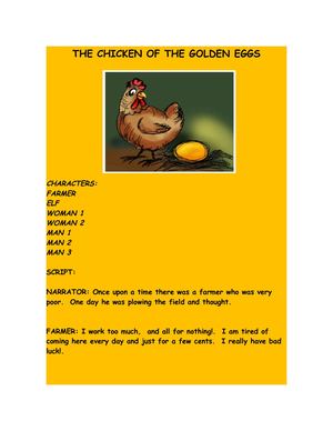 The Chicken Of The Golden Eggs