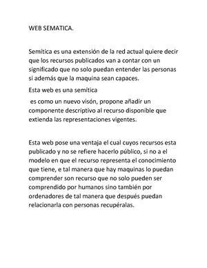 Web Sematica