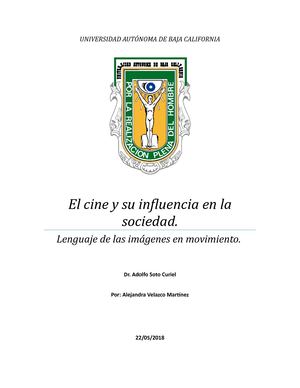 El cine como influencia en la sociedad