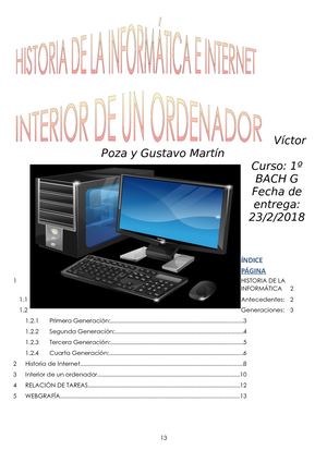 Historia De La Informática Y De Internet De Victor Y Gustavo (1) (1)