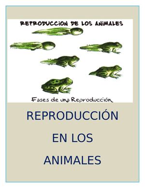 Reproducción En Los Animales