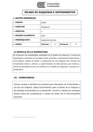 A0292 Silabo Maquinas E Instrumentos
