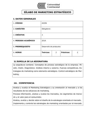 A0296 Silabo Marketing Estrategico