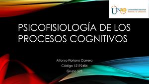 Psicofisiología De Los Procesos Cognitivos