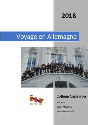 Voyage Allemagne 2018