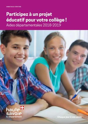 Aides Départementales 2018 2019