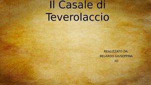 Il Casale di Teverolaccio