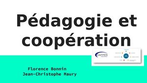 Présentation Pédagogies Coopératives Bertran De Born
