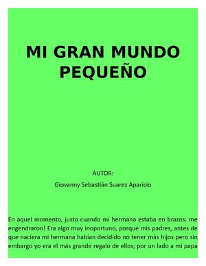 Mi Gran Pequeño Mundo